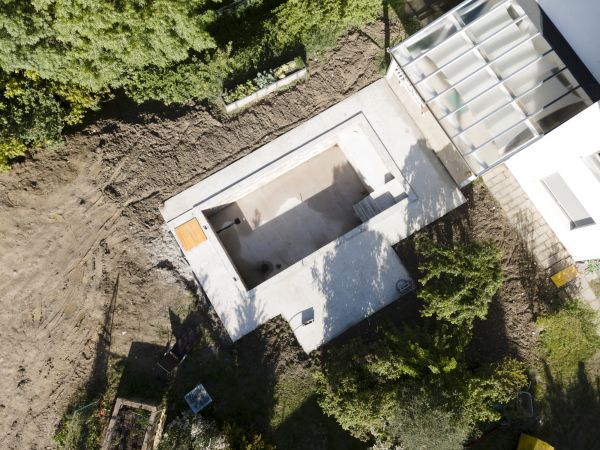 Pool Area Grading in O Fallon